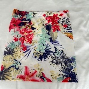 Zara Tropical Mini Skirt